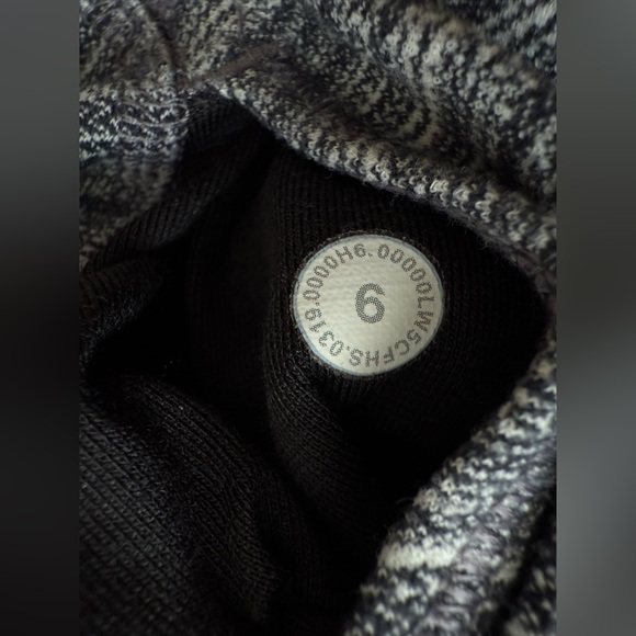 Lululemon Align Pant II 25" Mini Space Dye Herringbone Heathered Black White 6 - Picture 4 of 10